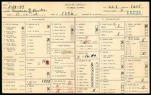 WPA household census for 1396 E 16TH ST, Los Angeles