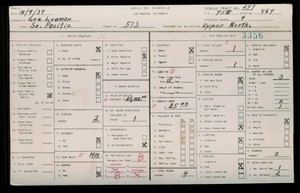 WPA household census for 513 S PACIFIC, Los Angeles County