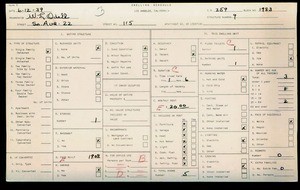 WPA household census for 115 S AVENUE 22, Los Angeles