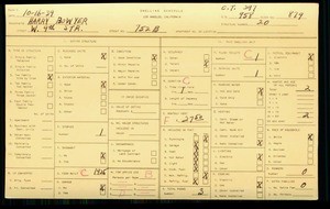 WPA household census for 752 W 9TH ST, Los Angeles County