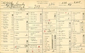 WPA household census for 707 ESPERANZA, Los Angeles