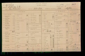 WPA household census for 517 S FLOWER, Los Angeles