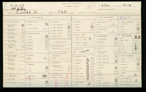 WPA household census for 728 CLOVER ST, Los Angeles