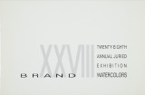 Brand XXVIII: National Juried Slide Competition: Watercolors