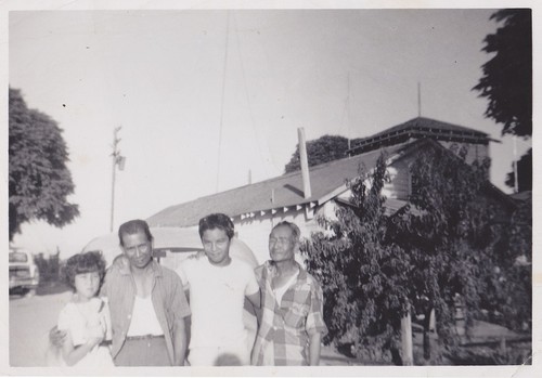 Photograph of Lorraine Agtang, George Agtang, Frank Agtang and Freddie Agbayani