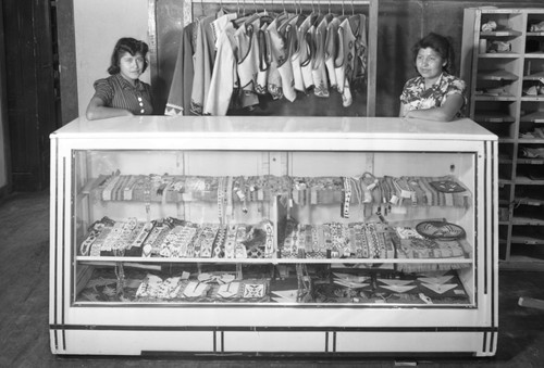 Women at counter