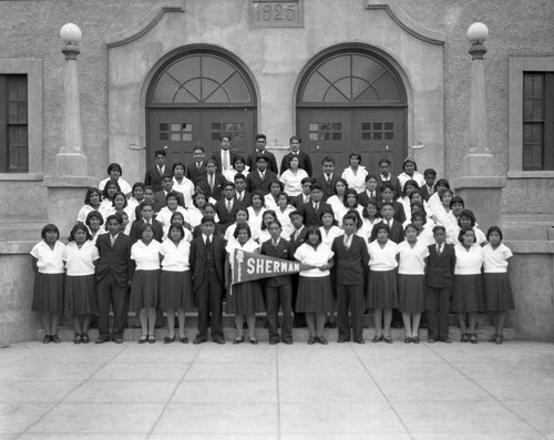 Group portrait of students