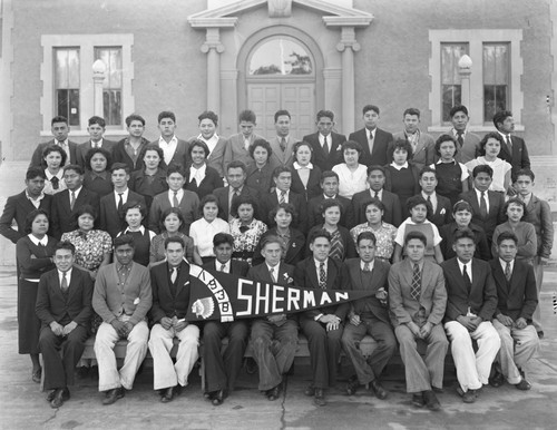 Group portrait of students