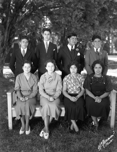 Group portrait of students