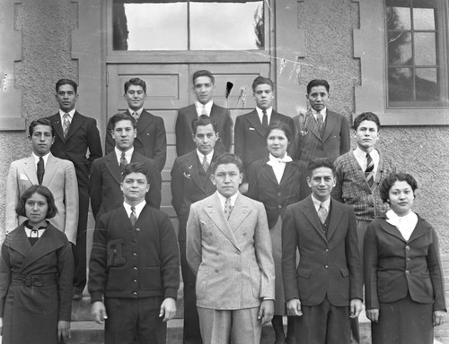 Group portrait of students