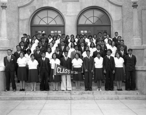 Group portrait of students