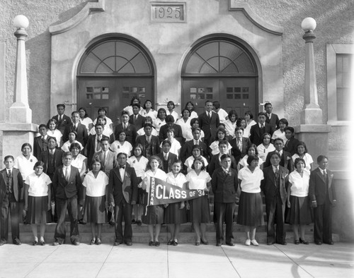 Group portrait of students