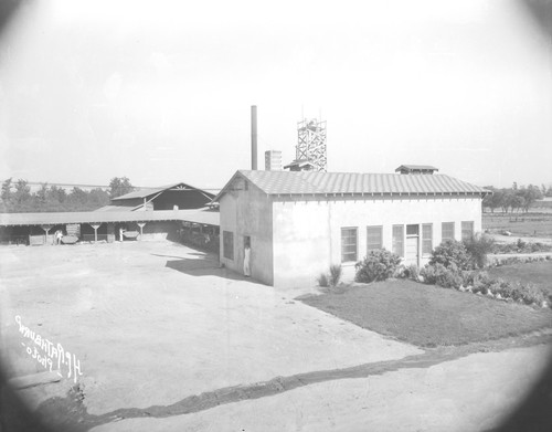 Farm buildings on Sherman campus