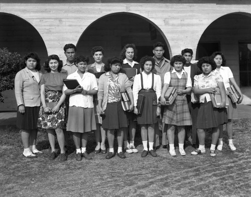 Group portrait of students