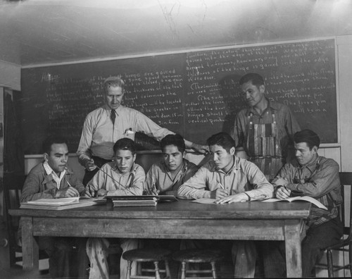 Students in classroom