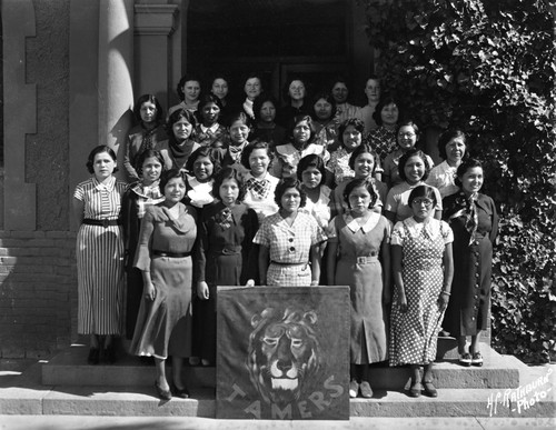 Members of Lion Tamers Club pose for photograph