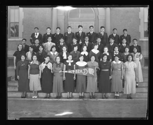 Group portrait of students