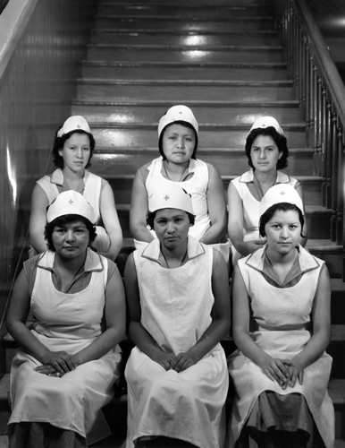 Group portrait of student nurses