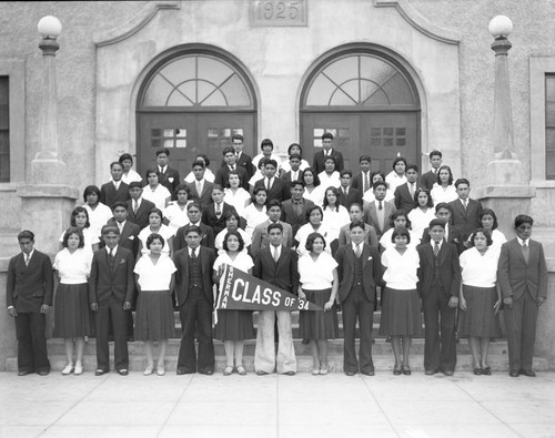 Group portrait of students