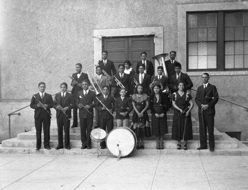 Group portrait of student musicians