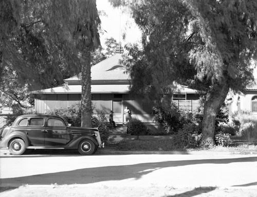 View of an employee cottage on Sherman campus