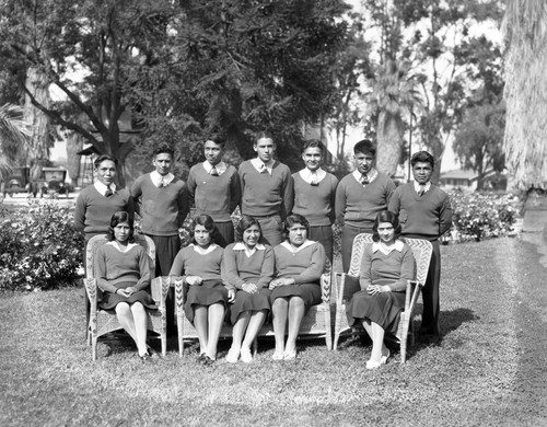 Group portrait of students