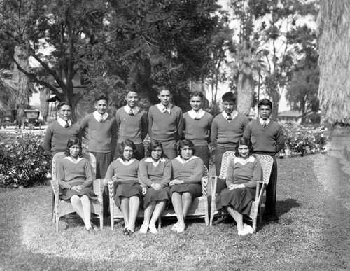 Group portrait of students