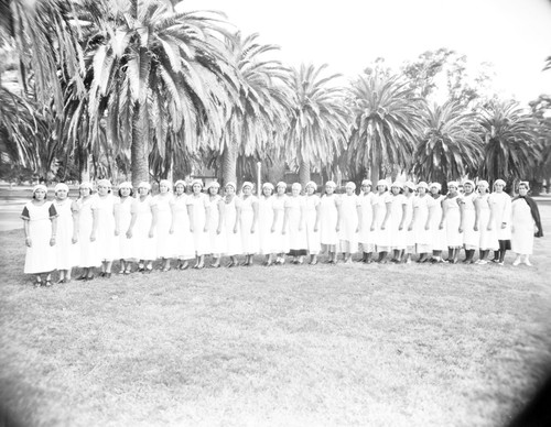 Group portrait of student nurses