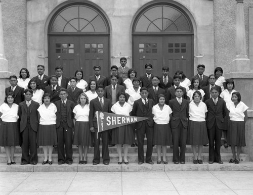 Group portrait of students