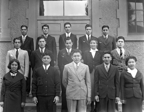 Group portrait of students