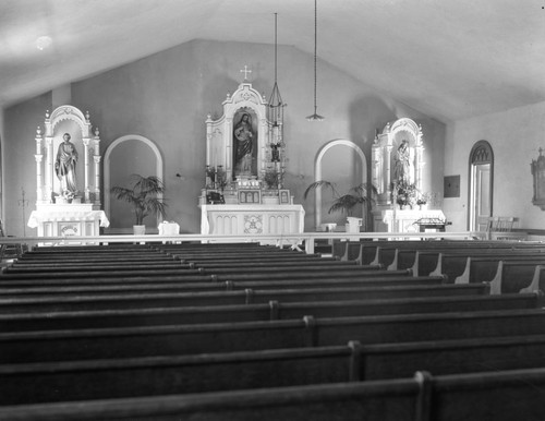 View of interior of St