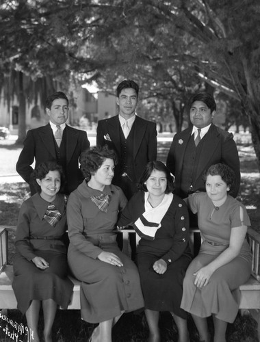 Group portrait of students