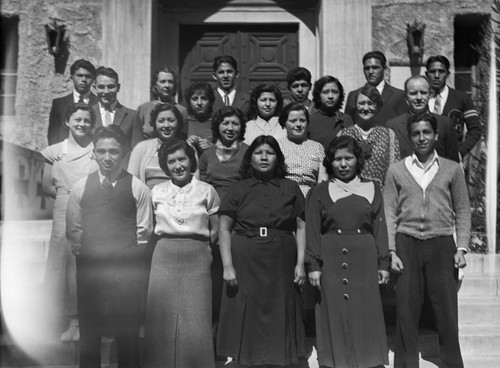 Group portrait at Sherman Protestant Chapel