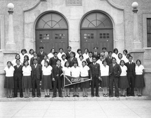 Group portrait of students