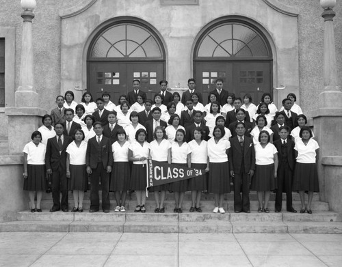 Group portrait of students