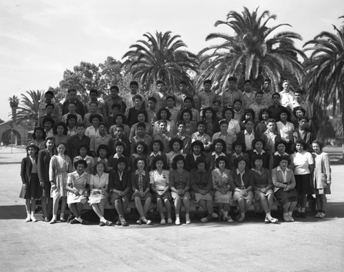 Group portrait of students