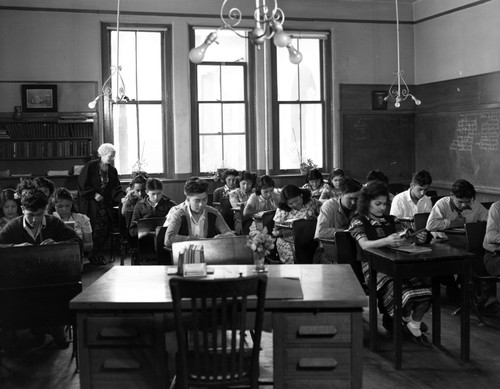 Students in classroom