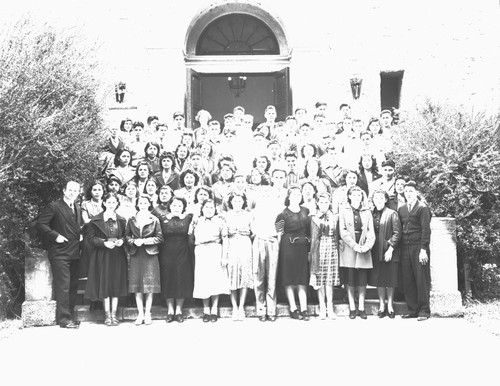 Group portrait of students