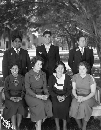 Group portrait of students