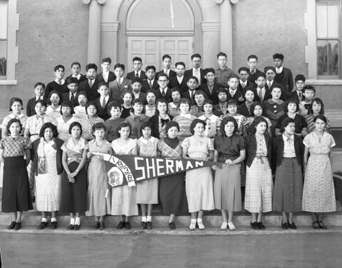 Group portrait of students