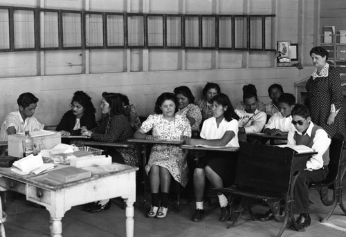 Students in classroom