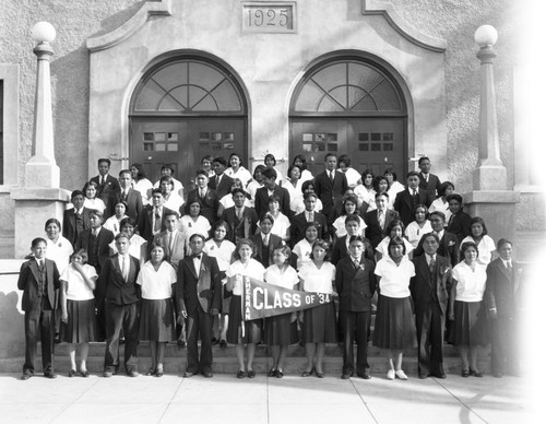 Group portrait of students