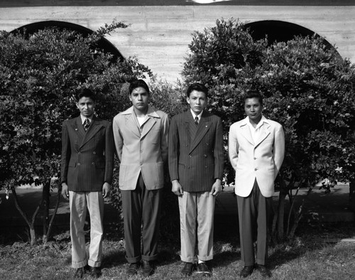 Group portrait of students