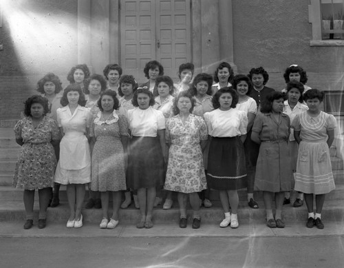 Group portrait of students