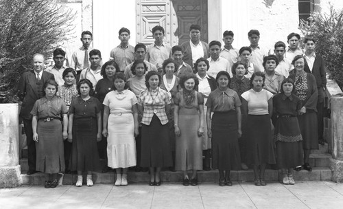 Group portrait of students