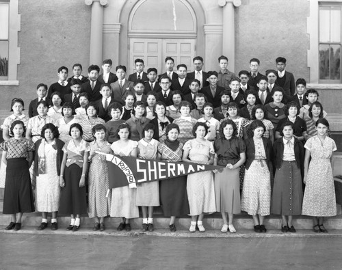 Group portrait of students