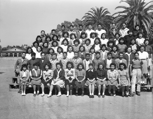 Group portrait of students