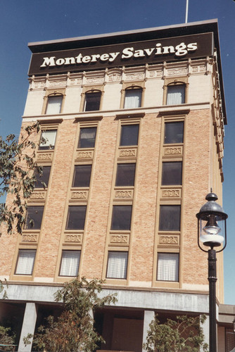 Monterey Savings & Loan Building, 269 Main Street (East Side), Ph 467 ©1980 Pauline Pearson