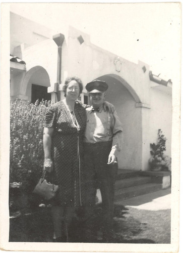 2. Anne Gertrude Happ Elkington and Arthur George Elkington, 134 Willow Street, Salinas, California. Elkington Photo 2; © 1940s Anna Elkington