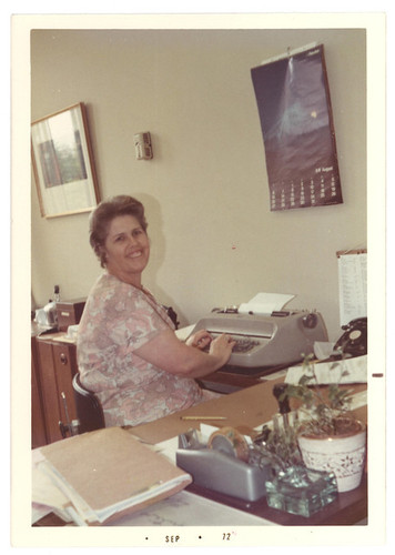 63. Anna Elkington, secretary at the American Embassy in London, England; Elkington Photo 63, © September 1979, Anna Elkington